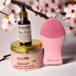 Exfoliate/brighten face and body combo